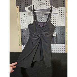 Miraclesuit Black Swimsuit with Twist Front Detail Brand New With Tags